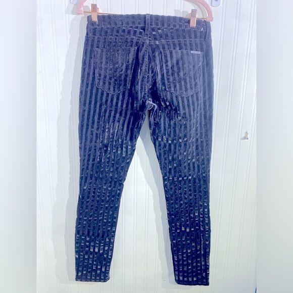 Hudson Velvet Stripe Pants Sz 27 - Picture 4 of 5